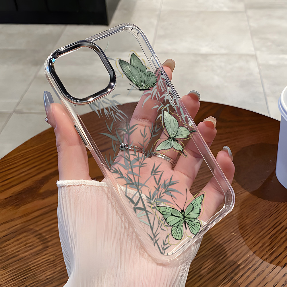 Phone Cases Samsung A14 - Silikonowe etui z motylem do Samsung