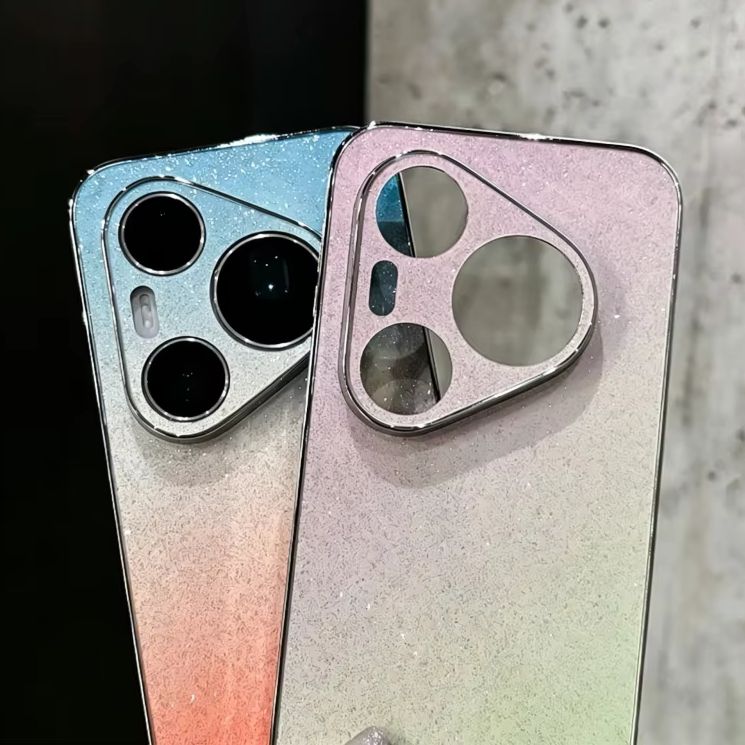 Luxury Plating Case - Luksusowe, błyszczące etui z gradientem i