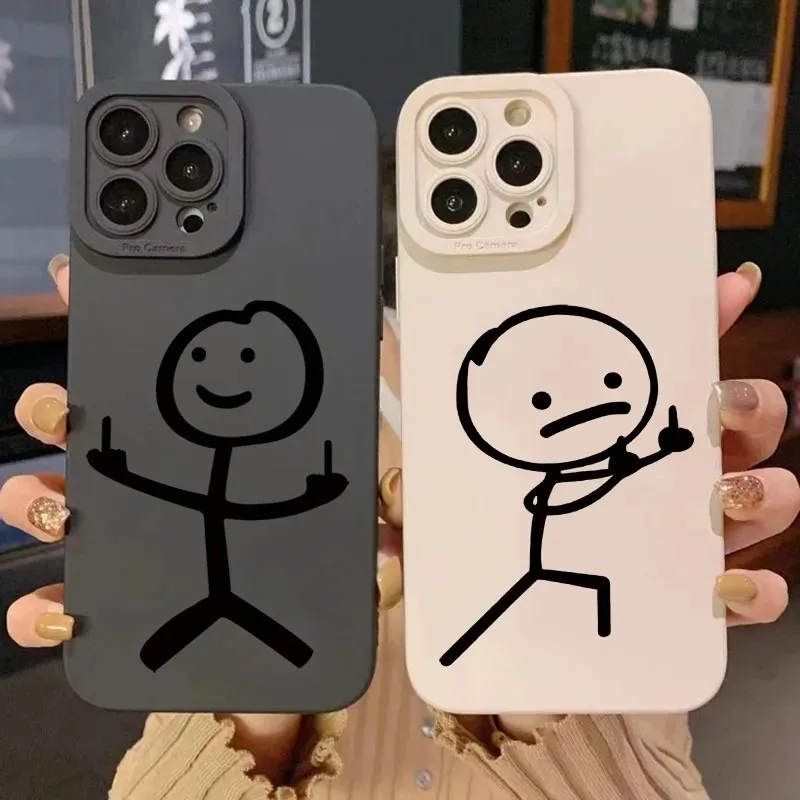 Phone Cases Iphone 17 - Urocze etui silikonowe z matową powłoką