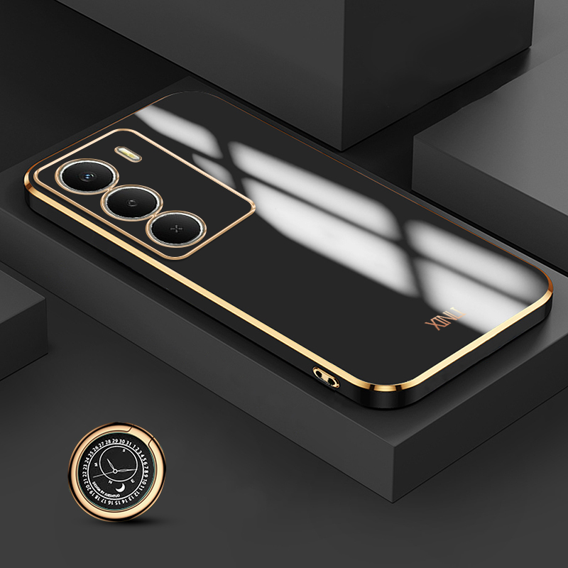 Luxury Plating Case - Biruiqu dla Realme 14X Luksusowa obudowa