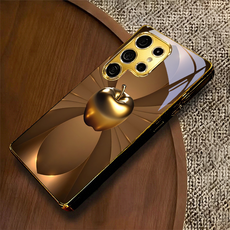 Phone Cases Samsung A14 - Złoty, galwanizowany futerał na telefon z