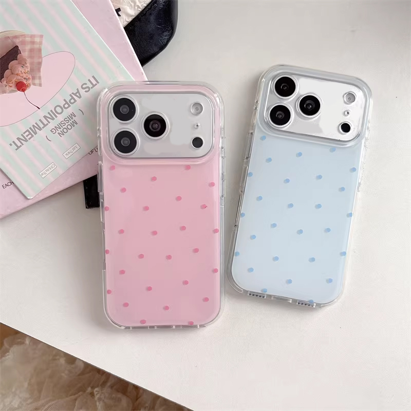 Phone Cases Pink - Koreański styl Ins Girl, proste niebiesko-różowe