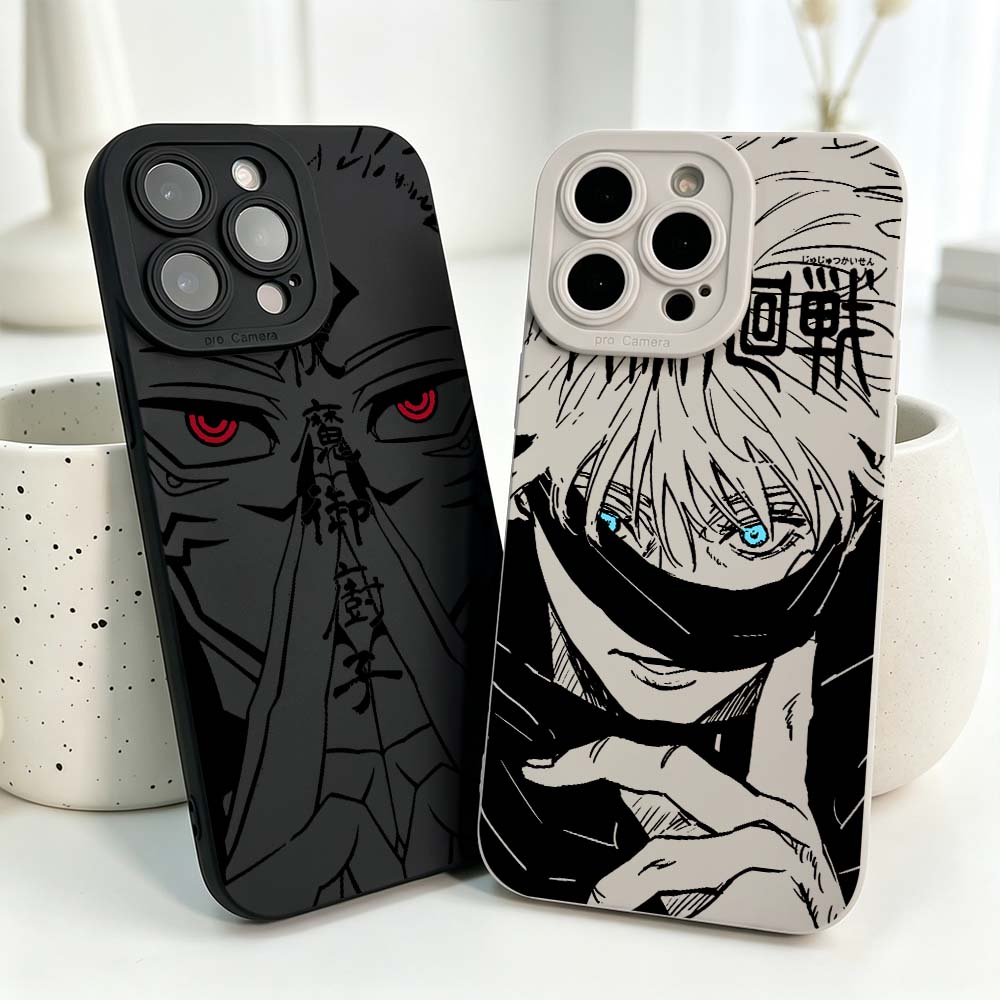 Phone Cases Iphone 17 - Anime Jujutsu Kaisen Fajne Silikonowe Etui