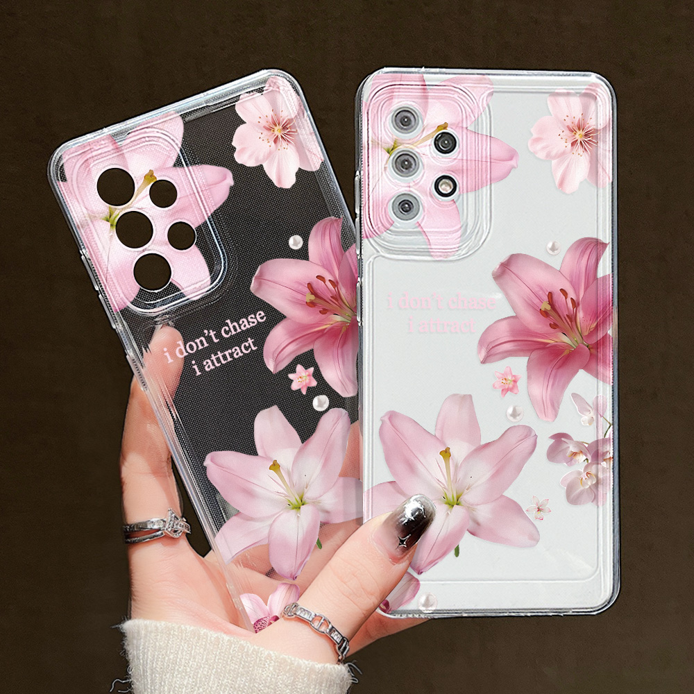 Phone Cases Samsung A14 - Miękkie, przezroczyste etui na Samsung A56