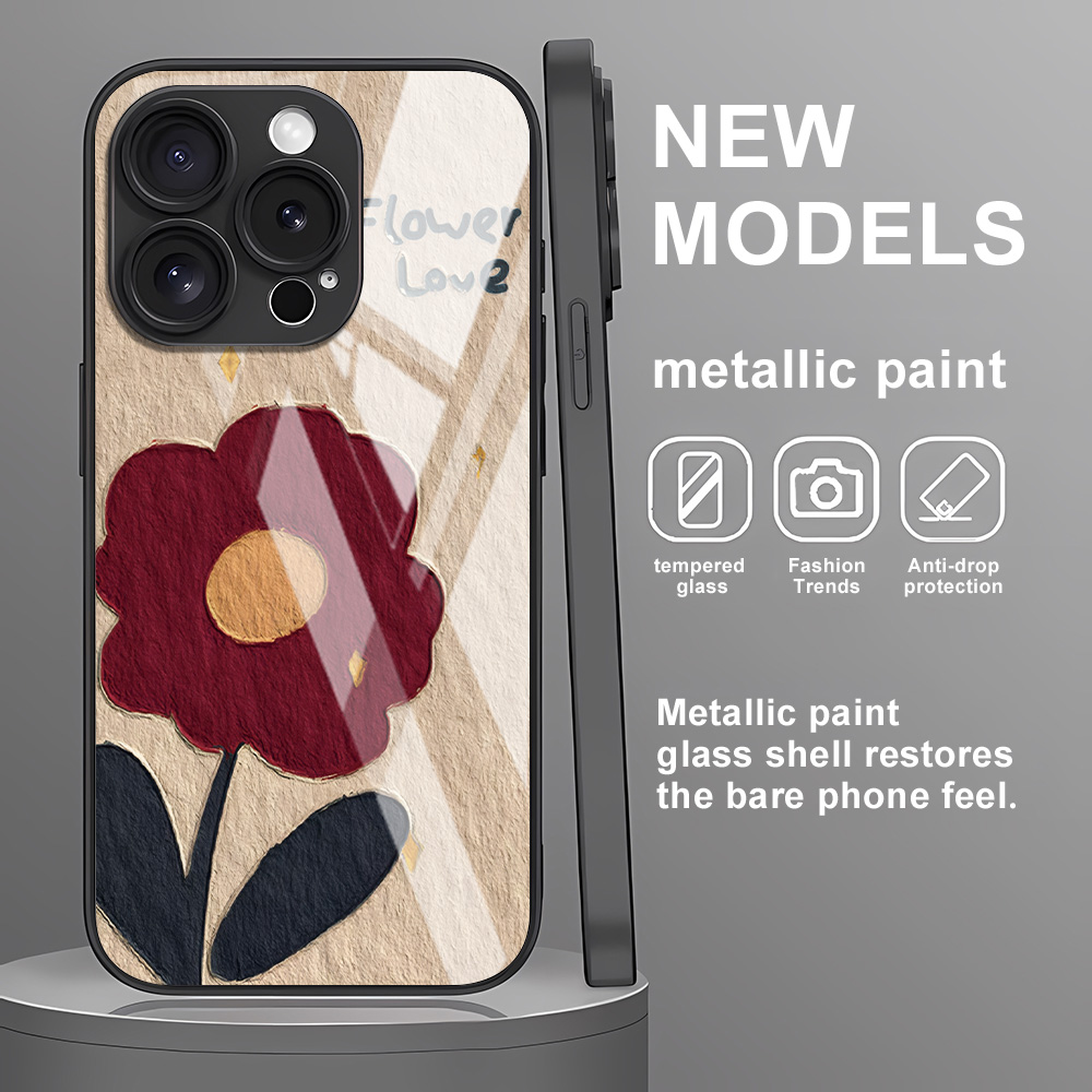 Phone Cases Samsung A14 - Etui na telefon ze szkła hartowanego