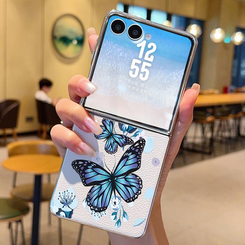 Fioletowe etui na telefon z PU – Phone Cases Z Flip 7 recenzja i cena