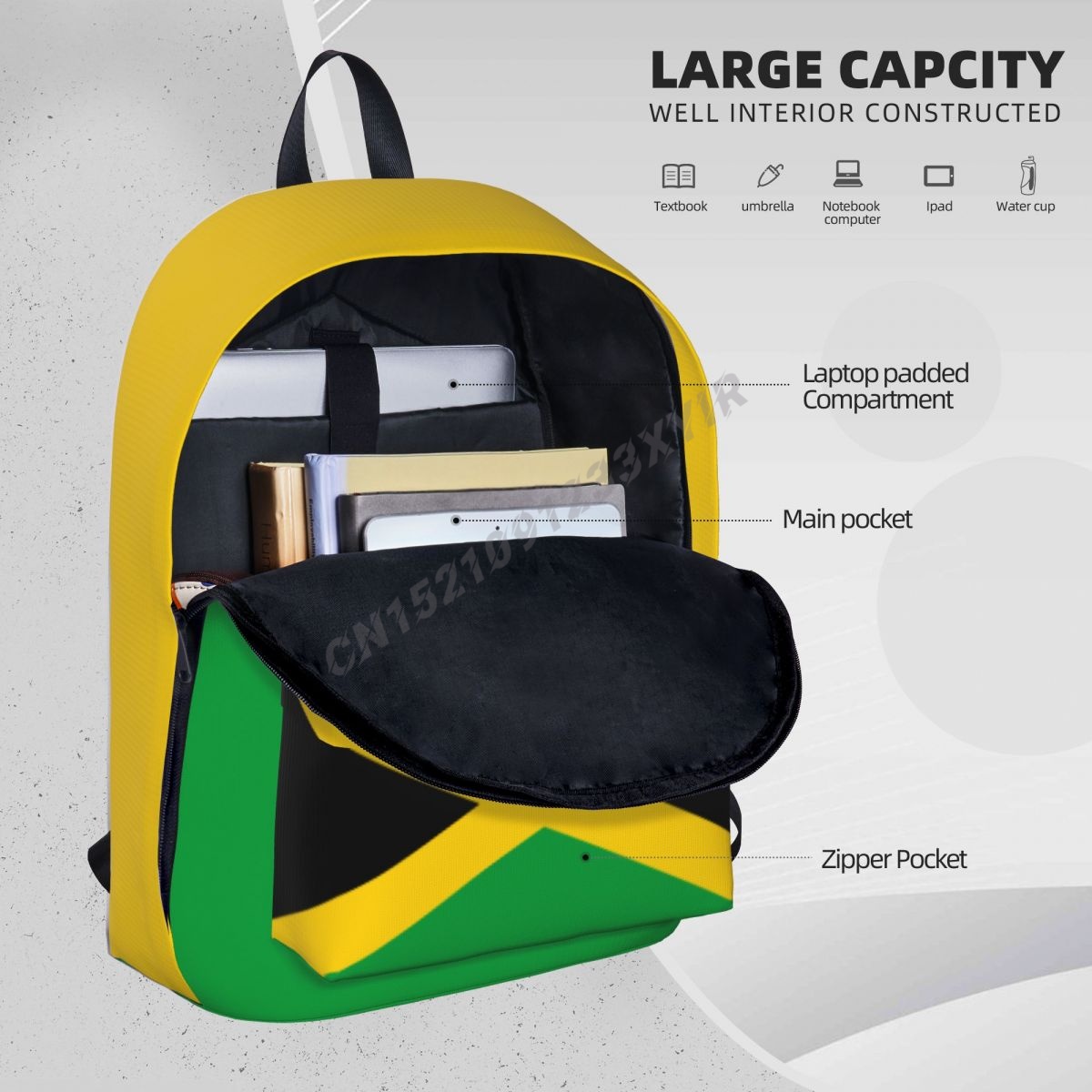 Plecak Unisex Flaga Jamajki Ja – Phone Cases Jamaica recenzja i cena