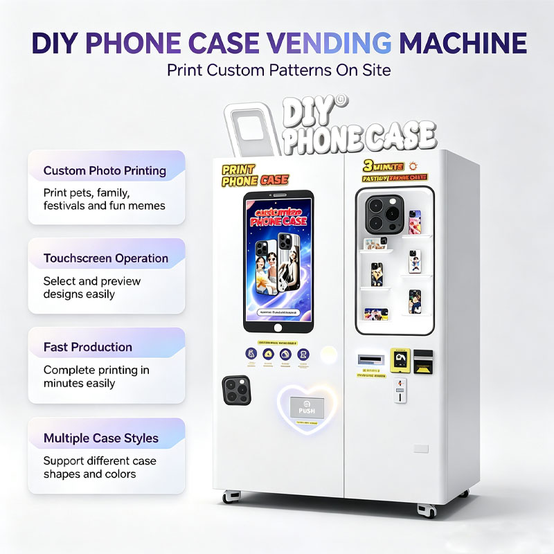 Automat do personalizacji etui – Phone Cases Vending Machine recenzja i cena