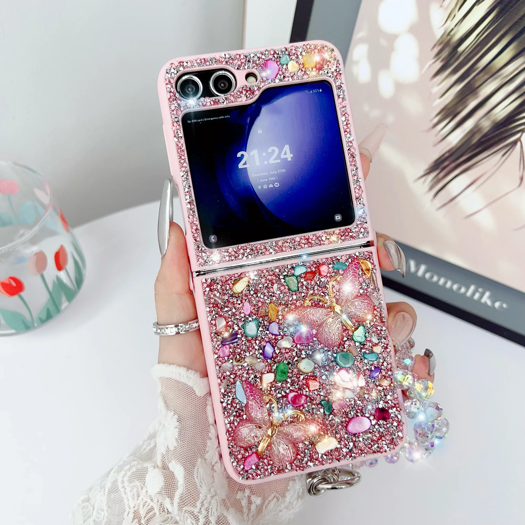 Luksusowe brokatowe etui na te – Phone Cases Z Flip 7 recenzja i cena
