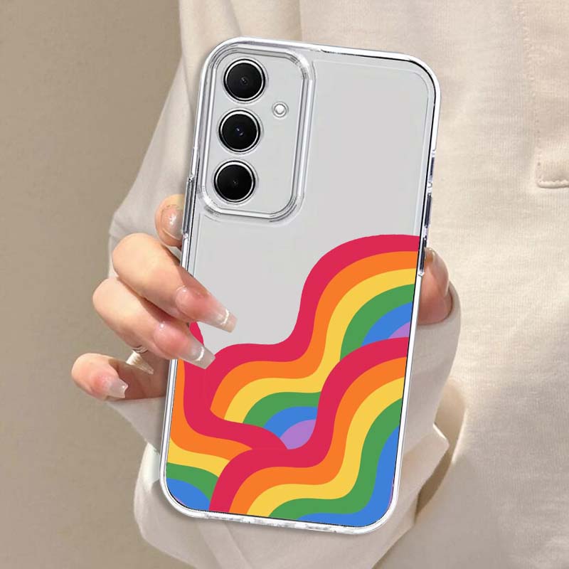 Kolorowe tęczowe etui na telef – Phone Cases Samsung A14 recenzja i cena
