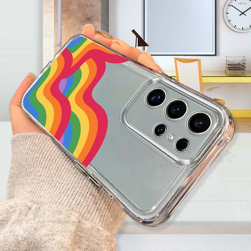 Kolorowe tęczowe etui na telef – Phone Cases Samsung A14 recenzja i cena