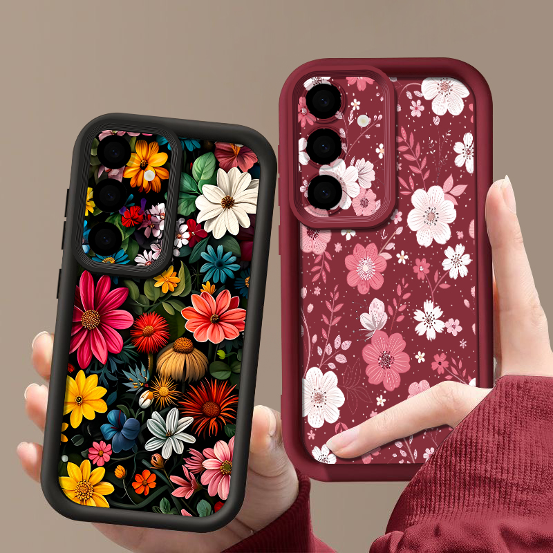 Etui z wzorem kolorowych kwiat – Phone Cases Samsung A14 recenzja i cena